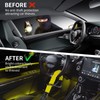 Universal Car Steering Wheel Lock with 3 Keys, High Visibility