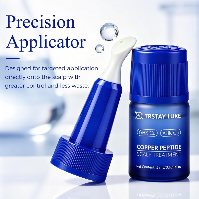 Copper Peptide Hair Serum, GHK-Cu + AHK-Cu Scalp Treatment, Professional