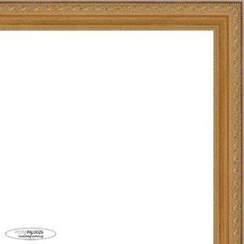 Poster Palooza A3 16.5x11.7 Traditional Antique Gold Complete Wood Picture Frame with UV Acrylic Plexiglass, Foam Board Backing & Hardware Included