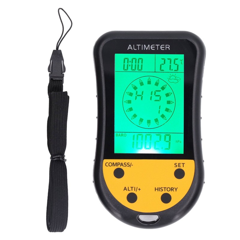 Digital Altimeter 8 in 1 Multifunction Barometer Thermometer Weather Portable