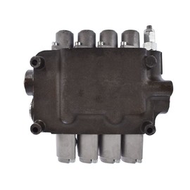 raseparter 4 Spool Hydraulic Control Valve Double Acting Control Monoblock 21GPM 3600 PSI SAE Ports Valve w/Joystick for Tractor Loader