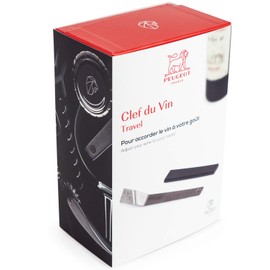 PEUGEOT - Clef du Vin - Travel Model - Made of Stainless Steel - to Reproduce Wine Aging - Wine Tasting Gift Set