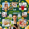 G4GADGET 100x 180ml Clear Plastic Disposable Cups – Durable Drinkware