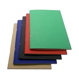 West - A5 Sketchbook - Assorted Colours - Pack of 5 - A5 Sketchbook, Ideal for School Supplies - Art Book in 5 Pack - Pencil & Watercolour Sketchbook - 40 Pages of Acid Free Drawing Paper