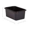 Teacher Created Resources Black Small Plastic Storage Bin 6-Pack (TCR2088569)