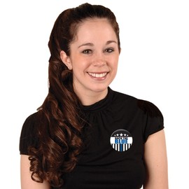 Beistle 6 Piece Support The Police Thin Blue Line Pinback Button Badge Pins For 4th Of July Patriotic Decorations Independence Day Party Supplies And Favors