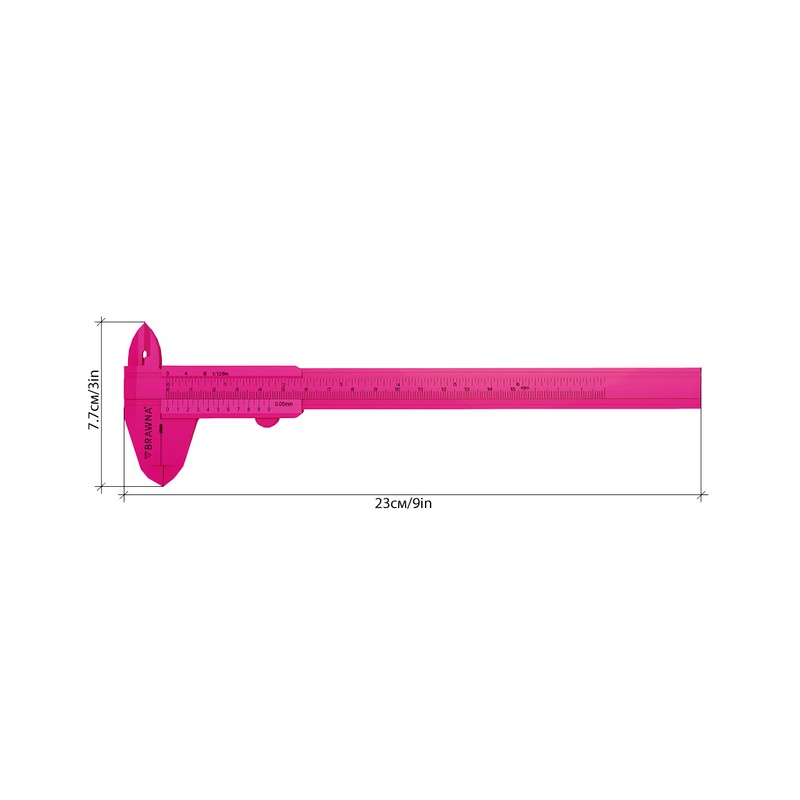 BRAWNA 1 Pc Brow Pro Measuring Tool with 1 Eyebrow