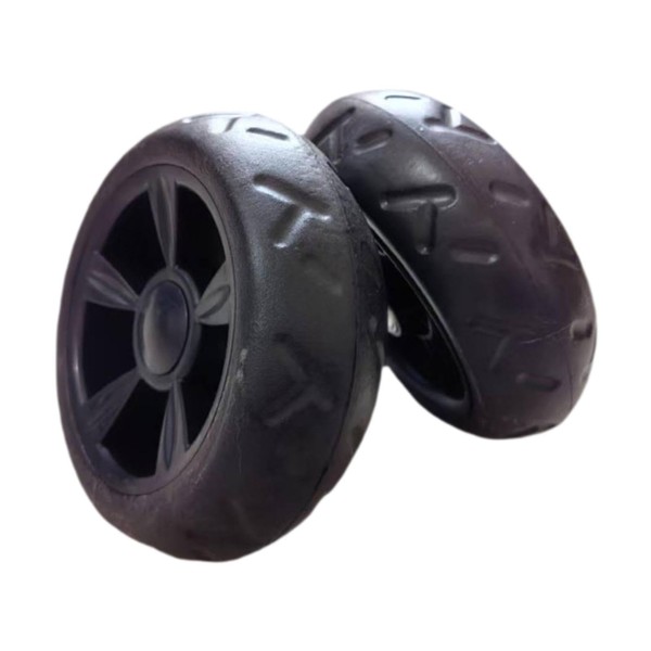 Harilla 2x Shopping Trolley Räder Waschwagen Räder Einfach eintätigen Sie