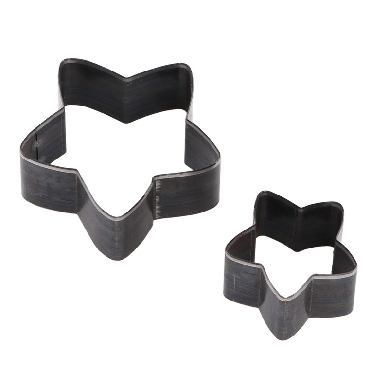 2Pcs Leather Cutting Die Star Shape Punch Cutter Craft Mould