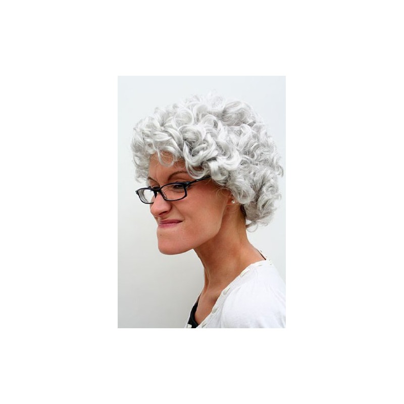 WIG ME UP - PW0035-K309 Wig Grey Curls Granny Granny