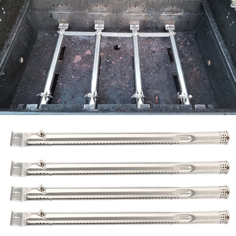 4Pcs Stainless Steel Grill Burners Tube Replacement Accessories Fit for