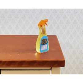 Dollhouse Glass Cleaner Spray Bottle 1:12 Scale Miniature Kitchen Accessory
