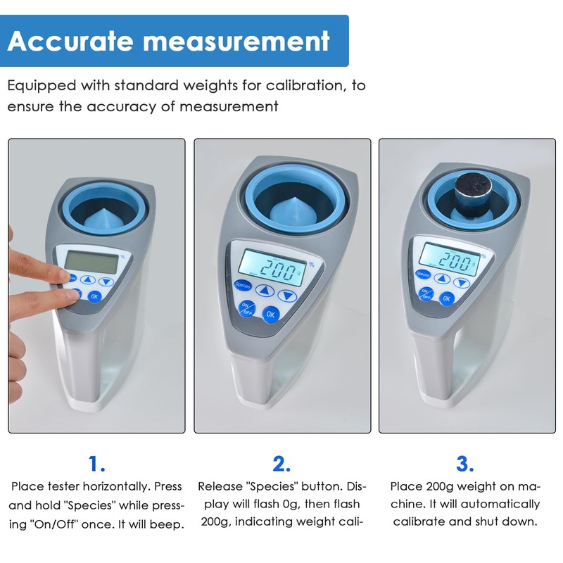 INFURIDER Professional Grain Moisture Meter, Moisture Tester for 20+ Grains,