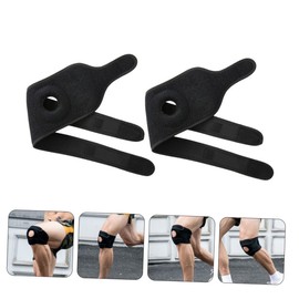 COLLBATH 2pcs Breathable Knee Wraps Compression Knee Braces for Running Cycling Basketball Supportive Protective for Sports Joint Warmth Injury Prevention
