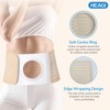 Heagimed Ostomy Hernia Belt, Adjustable Stoma Hernia Belt with Stoma