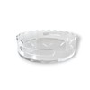GRAHAM DESIGN Acrylic Scalloped Round Tray with Handles - 10"