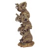 Design Toscano NG33769 Hear-No, See-No, Speak-No Evil Stacked Elephants Collectible