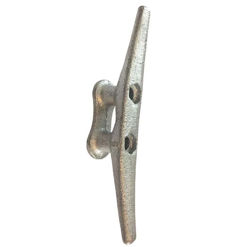 ZUJARA 6 inch Dock Cleats, 5-Pack Galvanized Iron Boat Cleat