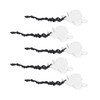 5Pcs Chew Necklace Food Grade Silicone Chewing Pendant for Toddlers