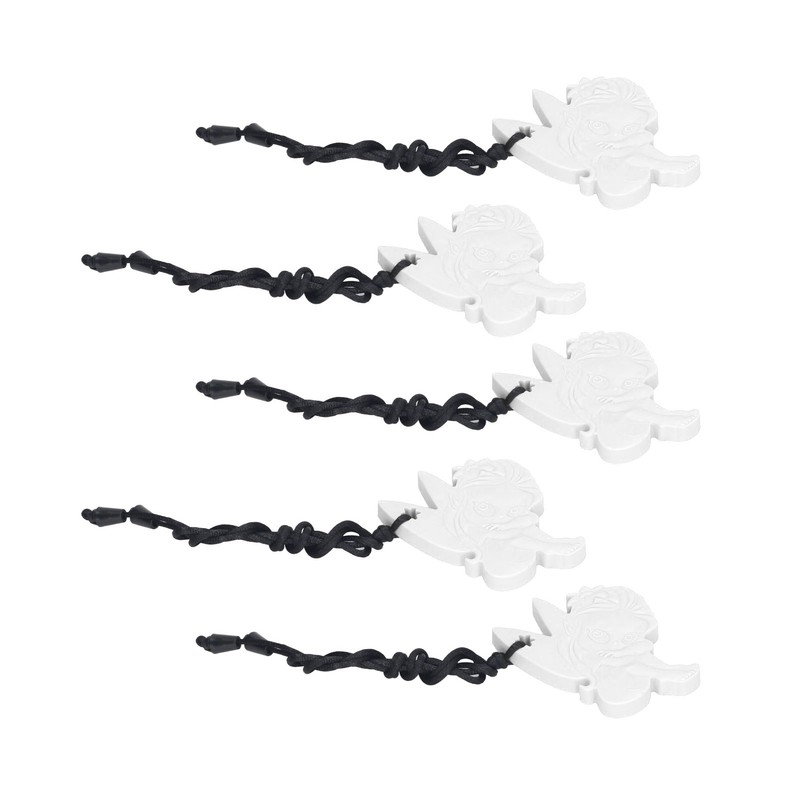 5Pcs Chew Necklace Food Grade Silicone Chewing Pendant for Toddlers