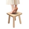 GENDLTHIJ Small Wooden Step Stool for Adults Step Stool for