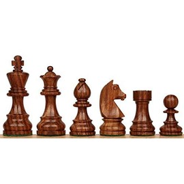 WIGANO Wooden 3" inch king size Chess Pieces Set