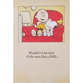 Peanuts Charlie Brown Snoopy GET WELL SOON Religious Greeting Card Hang in There