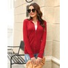 Aottori Red Cardigan Women Lightweight Knitted Sweater Cardigans Ladies Open