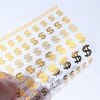 Money Nail Art Stickers, Interesting Dollar Nail Art Decals 3D