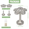 Curtain Holdbacks, Curtain Tiebacks Hooks Crystal Flower Decorative Modern Drapery