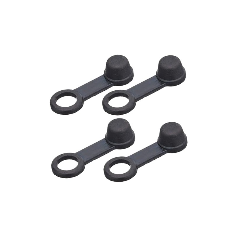 Bleeder Rubber Cap, Black, Set of 4 96476