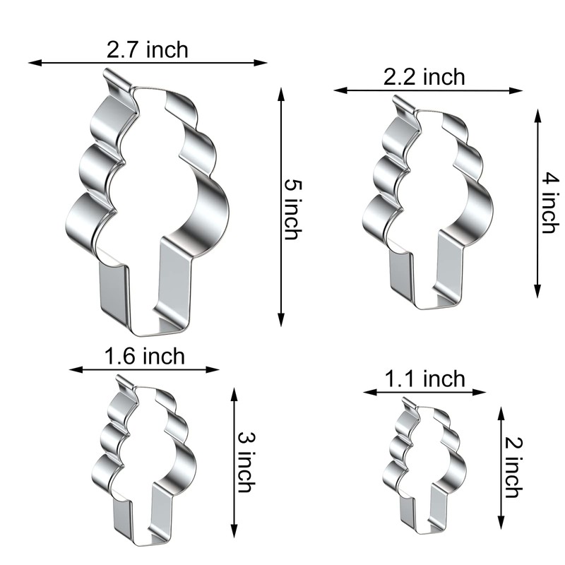 Soft Serve Ice Cream Cone Cookie Cutter Set in Assorted