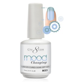 [M33] Cre8tion - Mood Changing Collection Soak Off Gel [Easy Application] LED/UV cured 15mL/0.5 fl oz