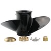 Boatman 12 3/4x21 Aluminum Outboard Propeller fit Mercury Engine 40/50/70/75/80/90/100/115/125/140