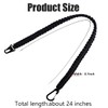 nsgglecher 24in Heavy Duty Paracord Keychain，Tactical Rope, Braided Strong Lanyard