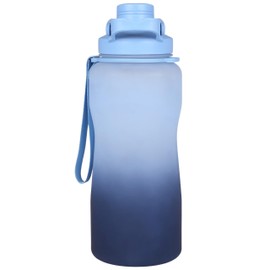 Blue Plastic Bottle with Mouthpiece 2.3 Litre