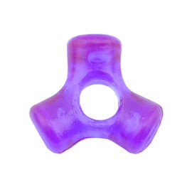 AFW Rigging Tri-Bead, 9.5 x 9.5 mm / .374 x .374 in, 3.432 mm / .135 in I.D., Purple, 50 pc