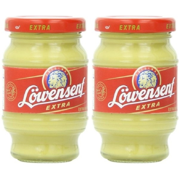 Lowensenf Mustard Extra (Pack of 2)