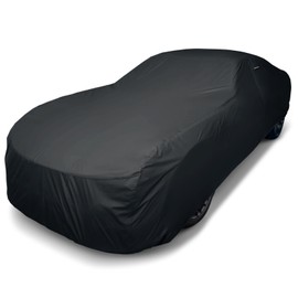 iCarCover 100-Layer Car Cover Waterproof All Weather, Rain Snow UV Protection Car Covers, Ford Mustang, Falcon, Thunderbird, Camaro, HHR, 200D, 240D, Size C27 (See Size Chart), Sedan/Coupe - Black