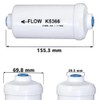 2 Pcs Replacement Fluoride Water Filter K5366 Compatible with Water