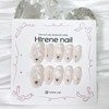 Wedding Rose Ribbon Nail - Ballerina / 웨딩 로즈 리본