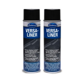 Eastwood Versa-Liner Truck Bedliner Matte Black Spray Paint | Professional Grade Bed Liner Waterproofing Spray & Automotive Metal Frame Protective Coating | Easy Mess-Free Application | 16.5 Oz | 2 Pack