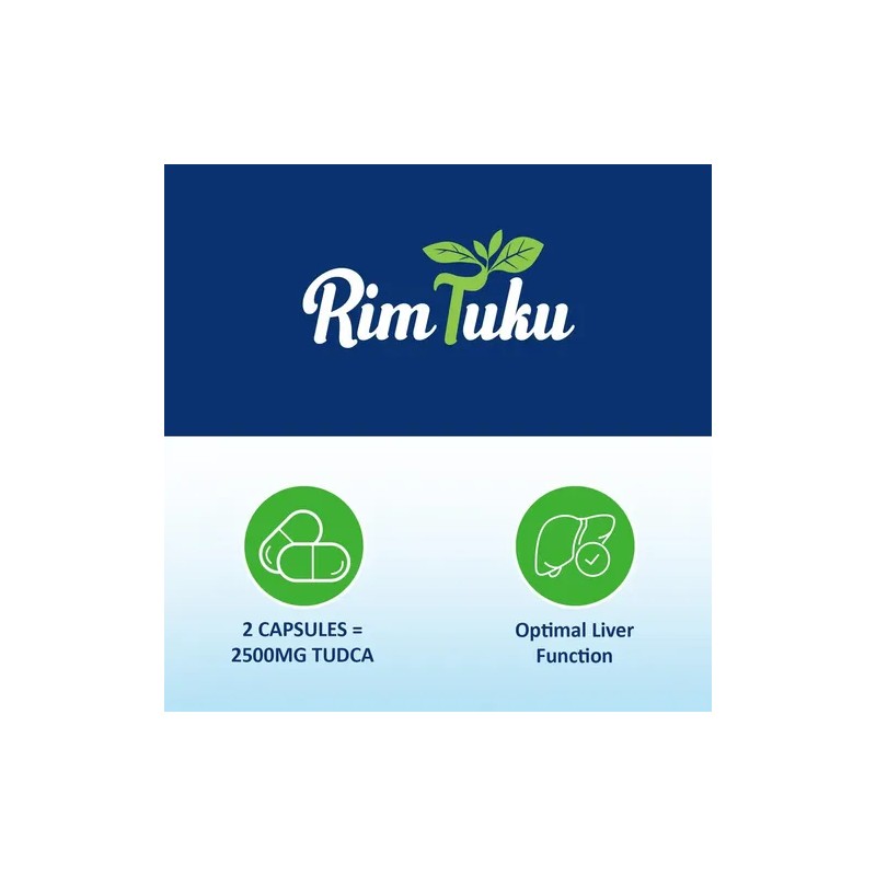 Rimtuku 2500 Mg Tudca Suplemento Detox De Sales Biliares