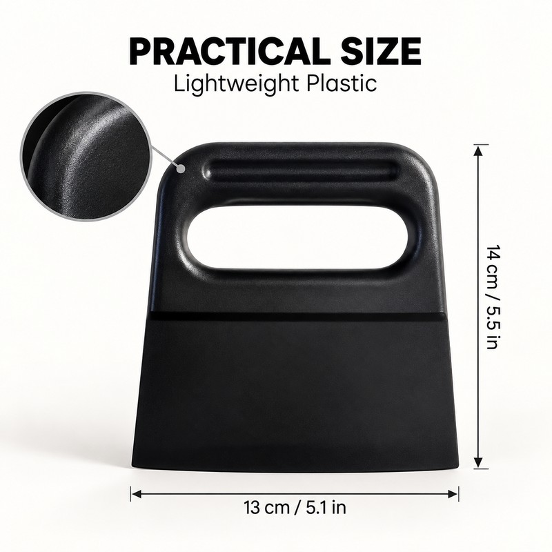 Flexible Dough Scraper for Baking – Plastic Pizza Dough Cutter