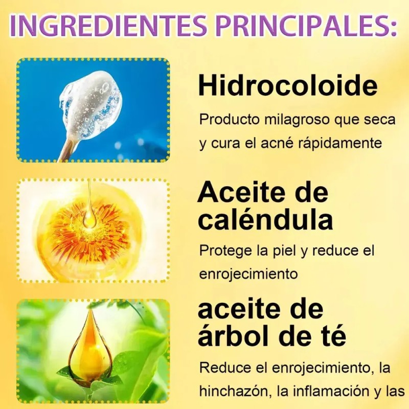 //- Paquete Con 2 Parches Hidrocoloides Veganos Para El Acné