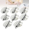 ZephyrCraft 8 Pcs Sewing Machine Accessories, Rolled Hem Presser Foot