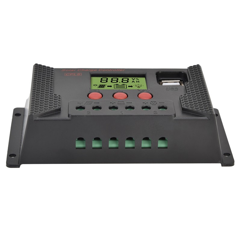 12V/24V Solar Charge Controller 50A PWM Intelligent Battery Charging Regulator