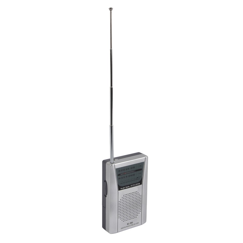 Mini AM FM Radio Manual Operation Easy Adjustment Memory Function