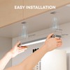 LROLTEF Under Cabinet Kitchen Lights, Motion Sensor Dimmable 21cm 1500mAh