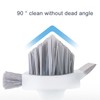 Scrubber for Bathroom Cleaning, 4 in 1 Floor Brush, Flexible